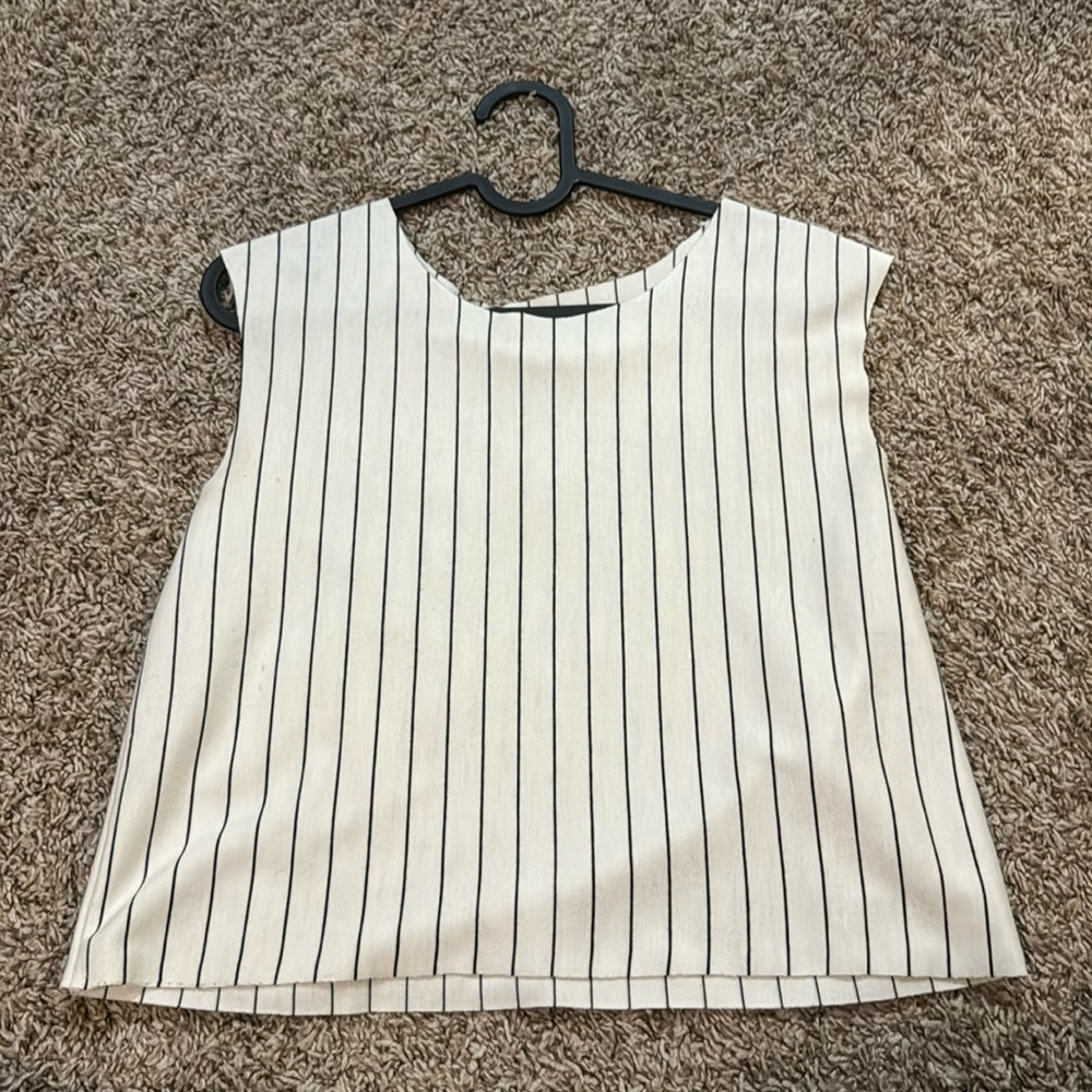 Plain stripe vintage top